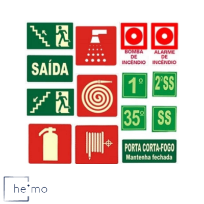 Placas de sinalização